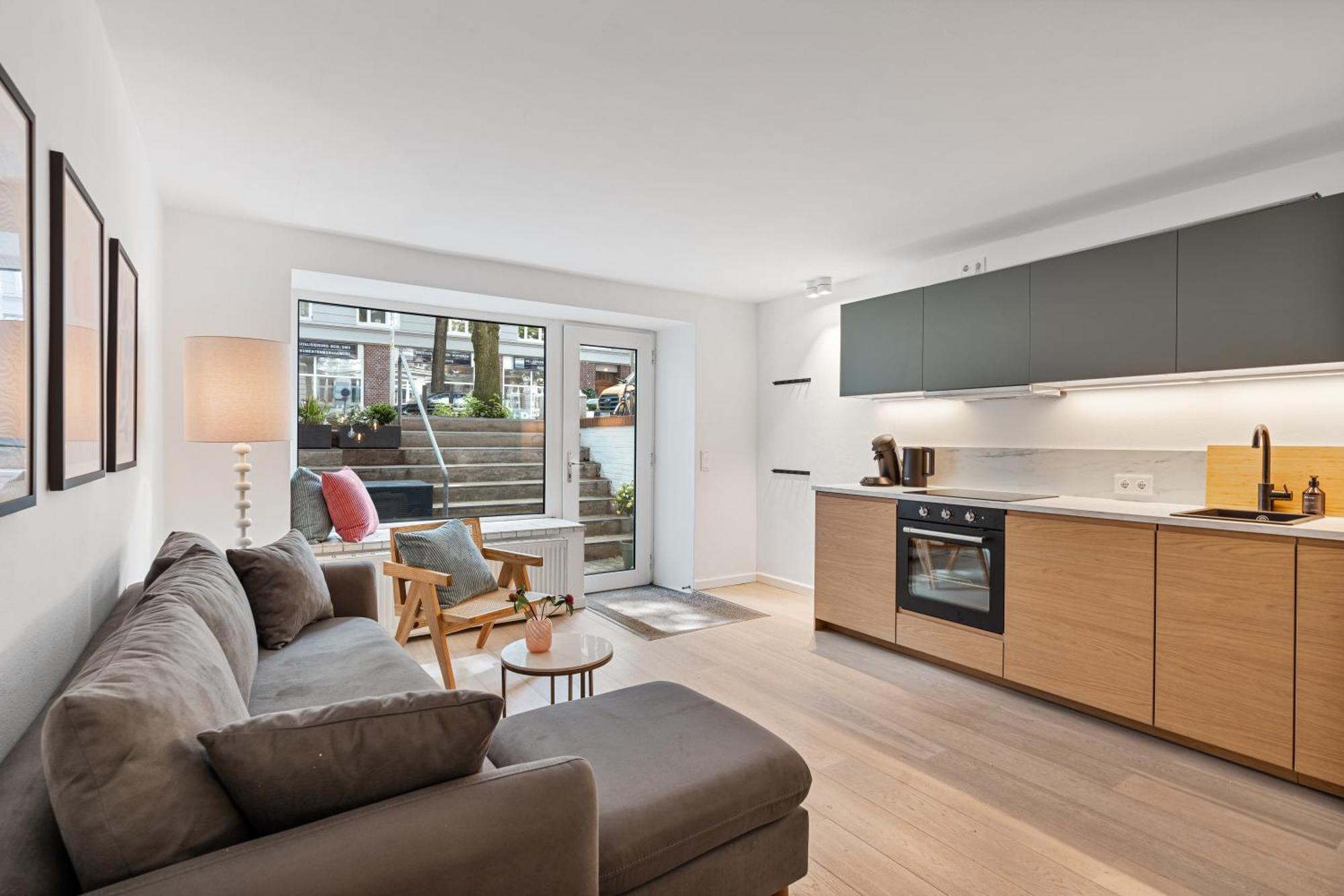 Ferienwohnung Nordic Nest Eimsbuettel Hamburg Exterior foto